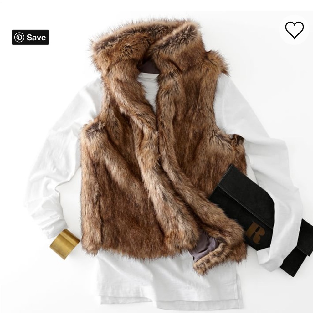 Mark and Graham Fur Vest - M